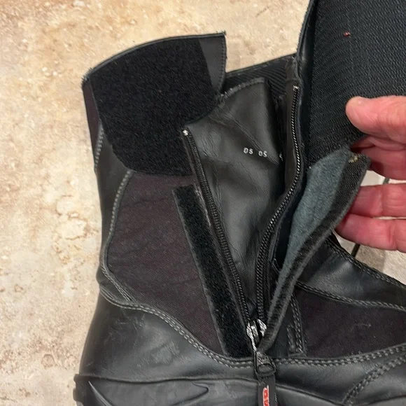 Oxtar Gore Tex Motorcycle Biker Boots Women' Leather Made in Italy EU 45 - Picture 6 of 16